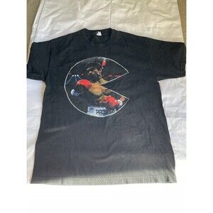 vtg Manny Pacquiao Team Pacman Boxing Philippines Black Shirt L